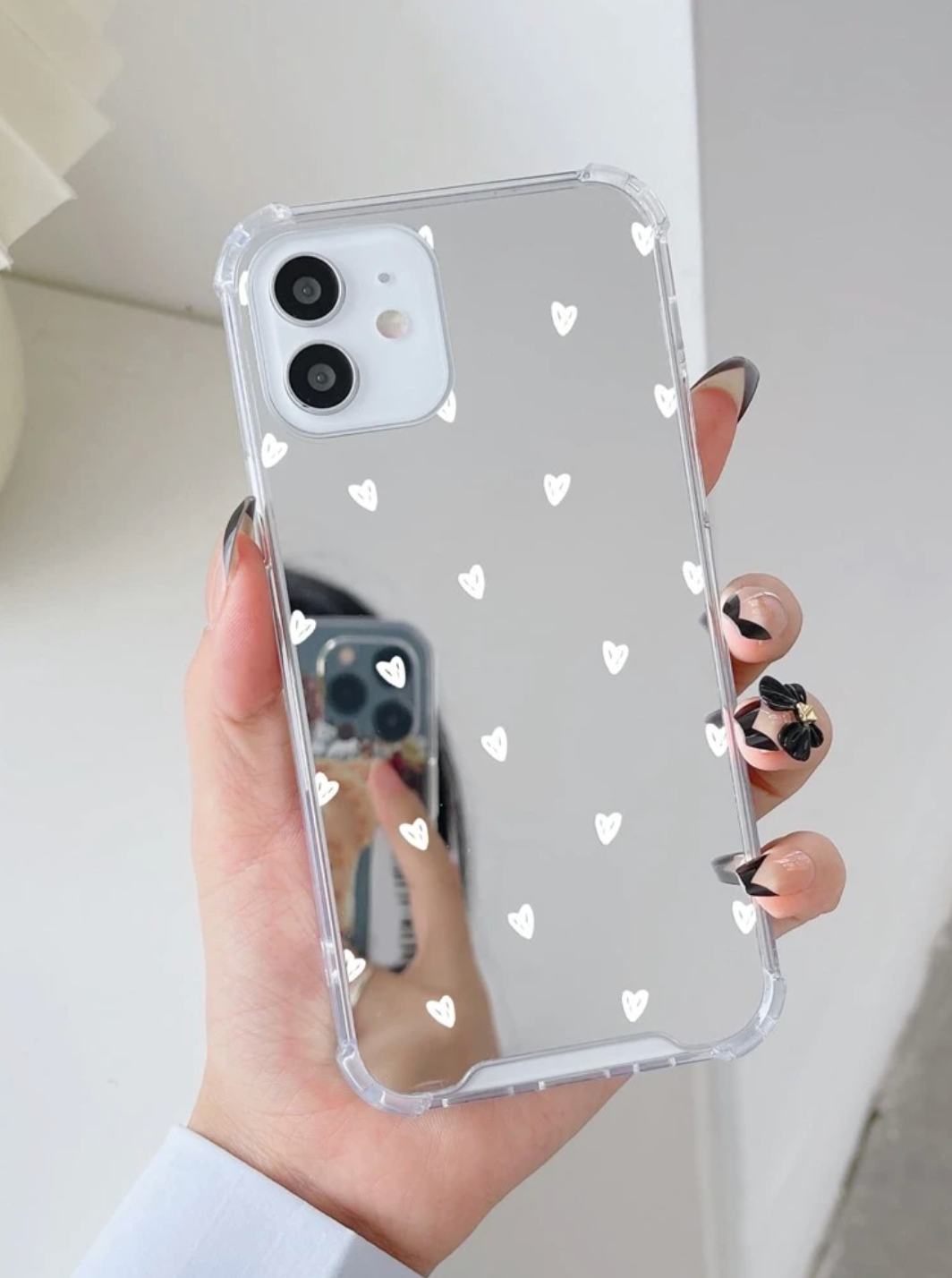 Hearts Mirror Case