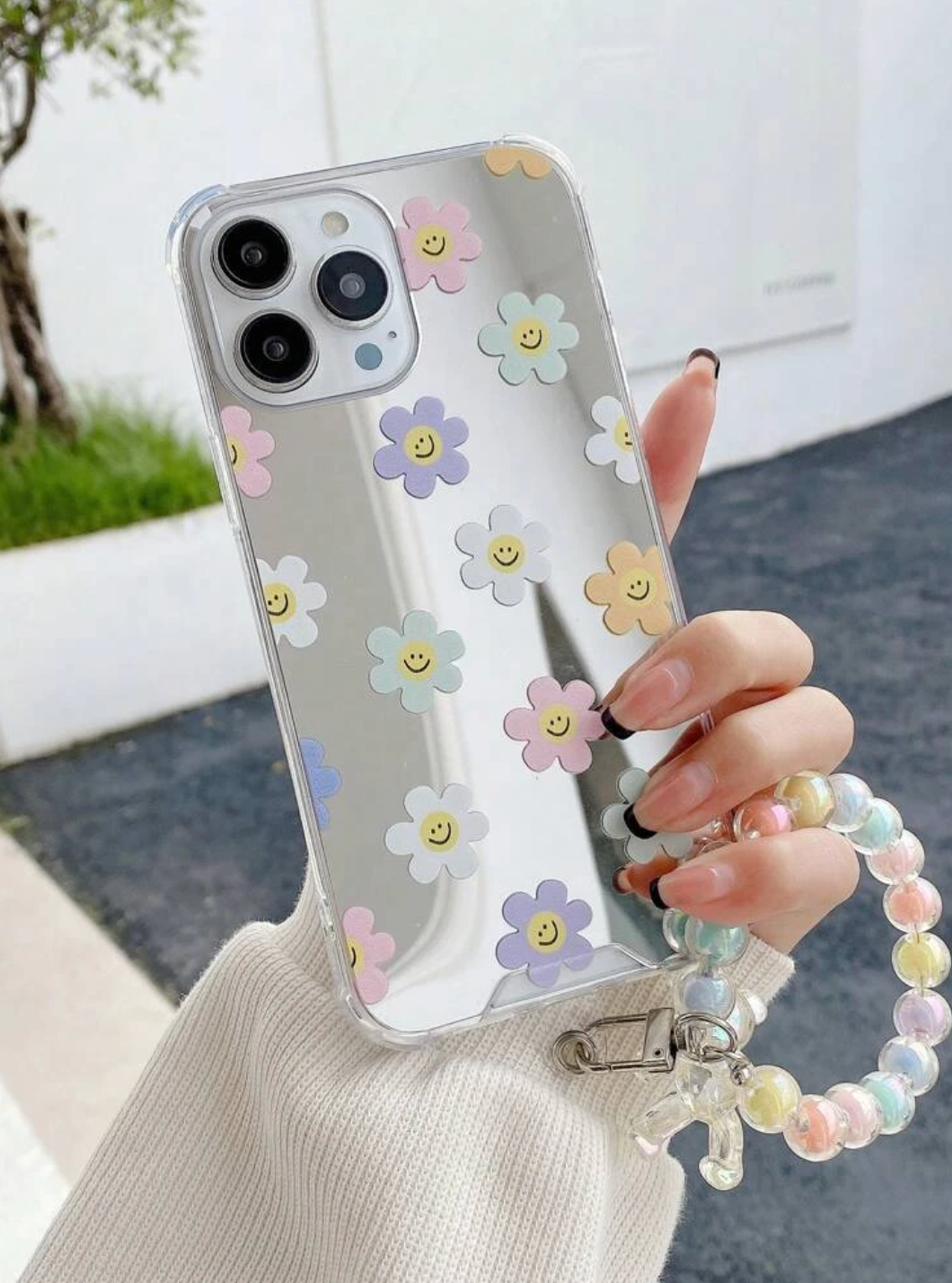 Floral Mirror Case