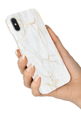 White Gold Marble Case