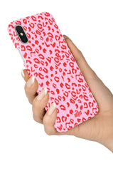 Pink & Red Leopard Case