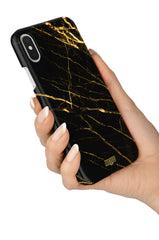 Black & Gold Marble Case