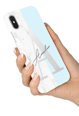 The Personalised Chrome Case - Blue Edition