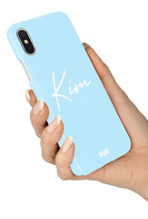 The Personalised Autograph Case - Blue Edition