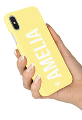 The Personalised Name Case - Lemon Edition