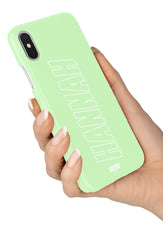 The Personalised Outline Case - Mint Edition