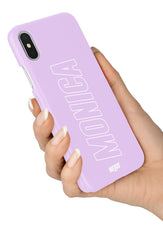 The Personalised Outline Case - Lilac Edition