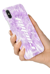 The Personalised Lilac Tie Dye Case