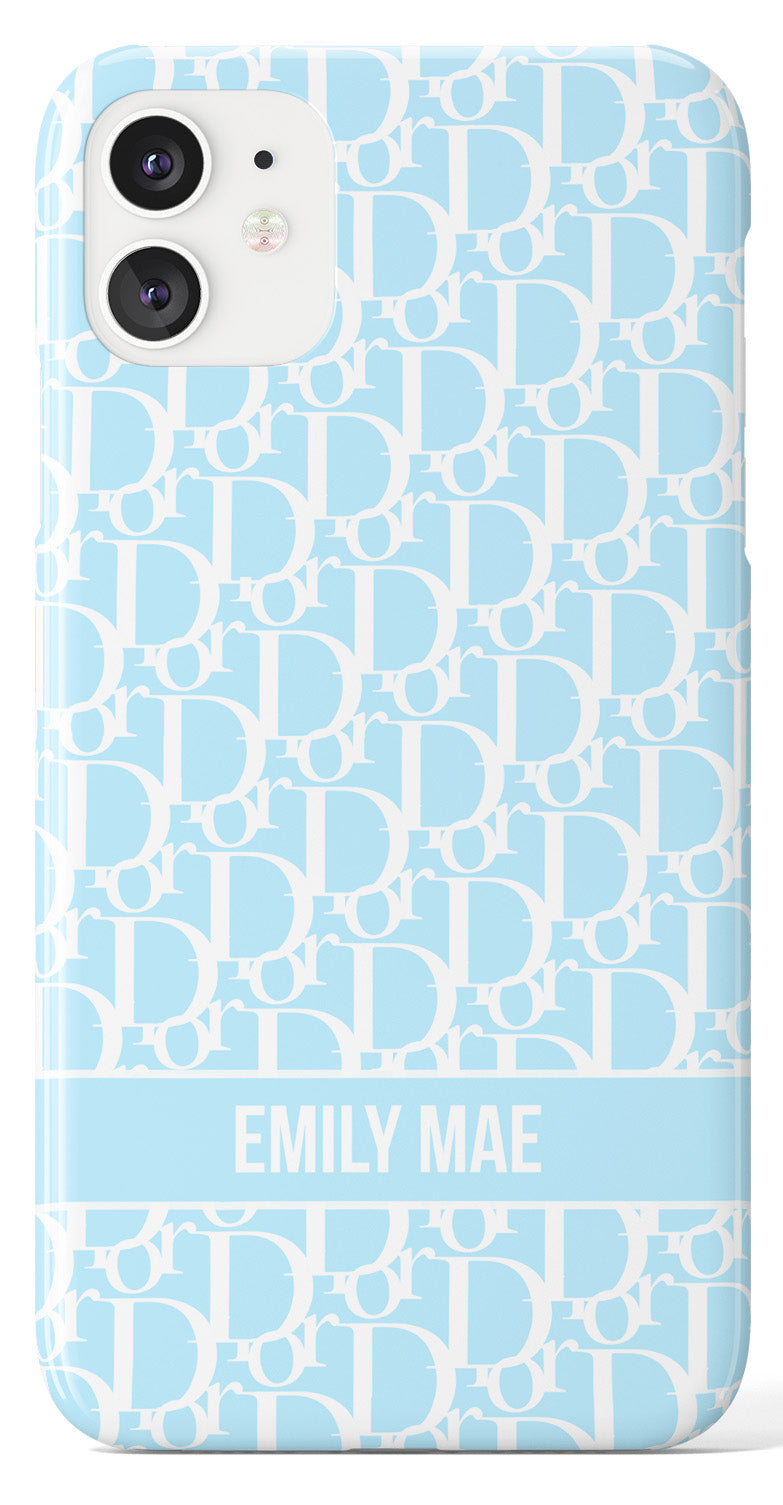 The Personalised Luxe Case - Blue Edition