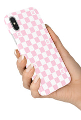 The Personalised Pink Check Case