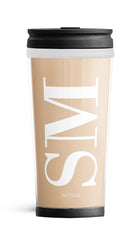 Personalised Travel Mug - Nude Initials