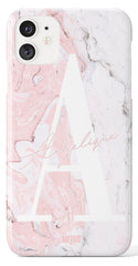 The Personalised Marble Case - Pink Split Edition