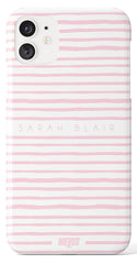 The Personalised Pink Strokes Case