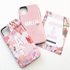 The Personalised Heart Case - Dusky Pink Edition