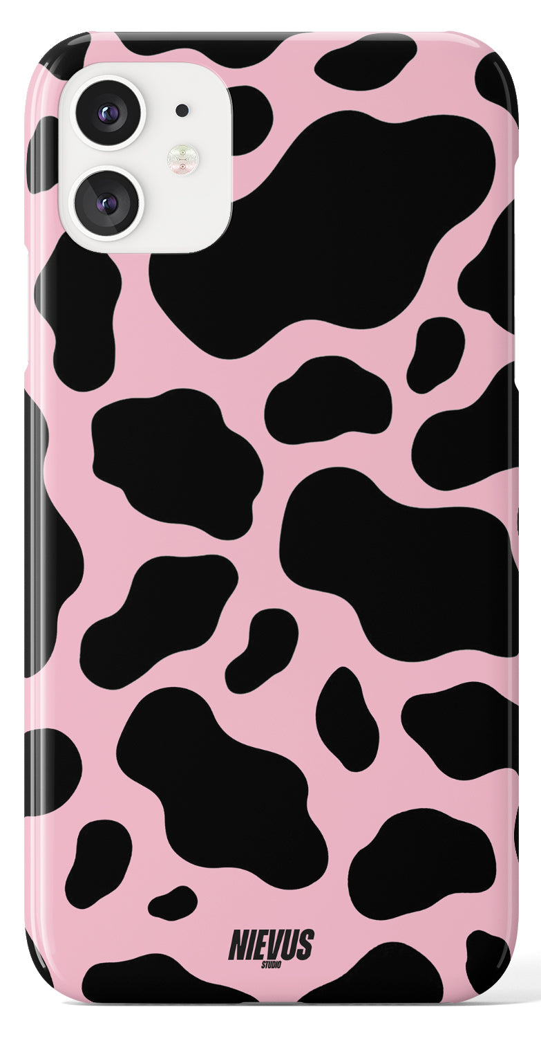 Dusky Pink Cow Print Case