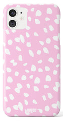 Pink Dalmatian Print Case