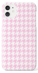 Pink Houndstooth Case