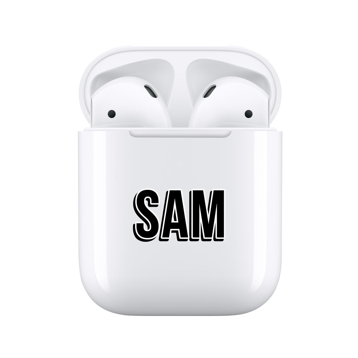Black Shadow - Personalised Wireless Earphones / Pods