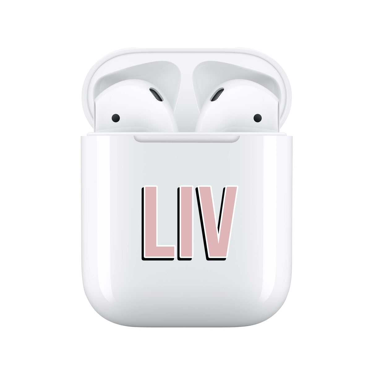 Dusky Pink Shadow - Personalised Wireless Earphones / Pods