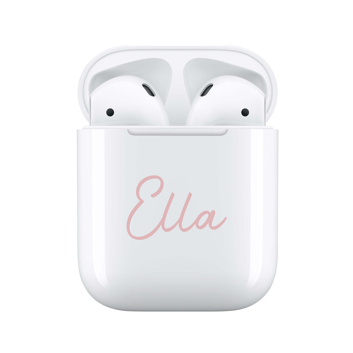 Dusky Pink Handwritten - Personalised Wireless Earphones / Pods