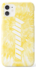 The Personalised Yellow Tie Dye Case