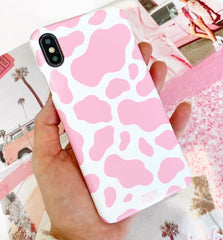 Pink Cow Print Case